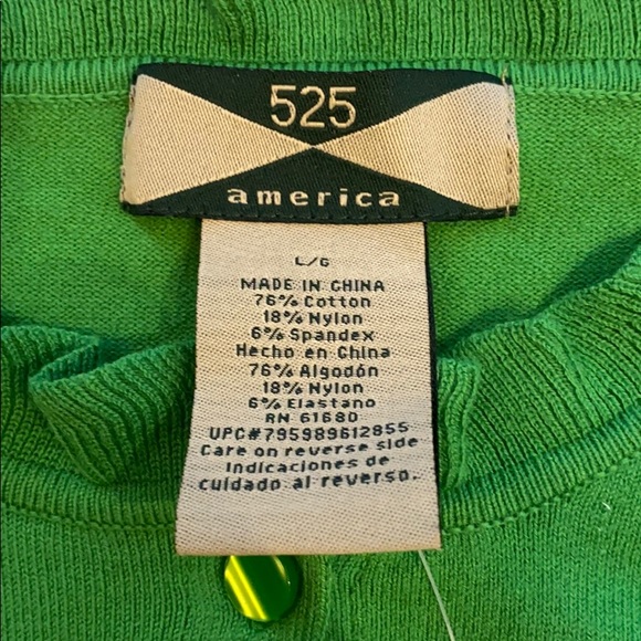 New with Tags Green Cardigan Sweater - Picture 2 of 3